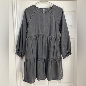 Women’s black denim dress